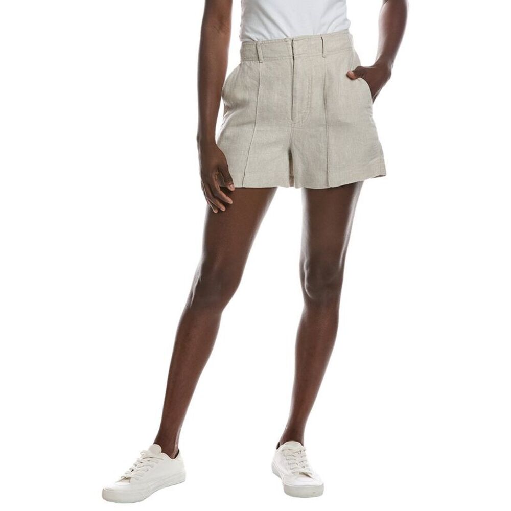 Madewell Womens  Pintucked Linen Short